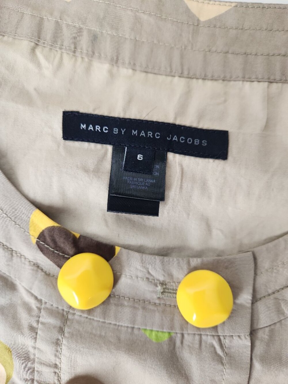 Marc Jacobs Heart Leaf Pinafore Retro Dress with pockets Y2K - Picture 5 of 11